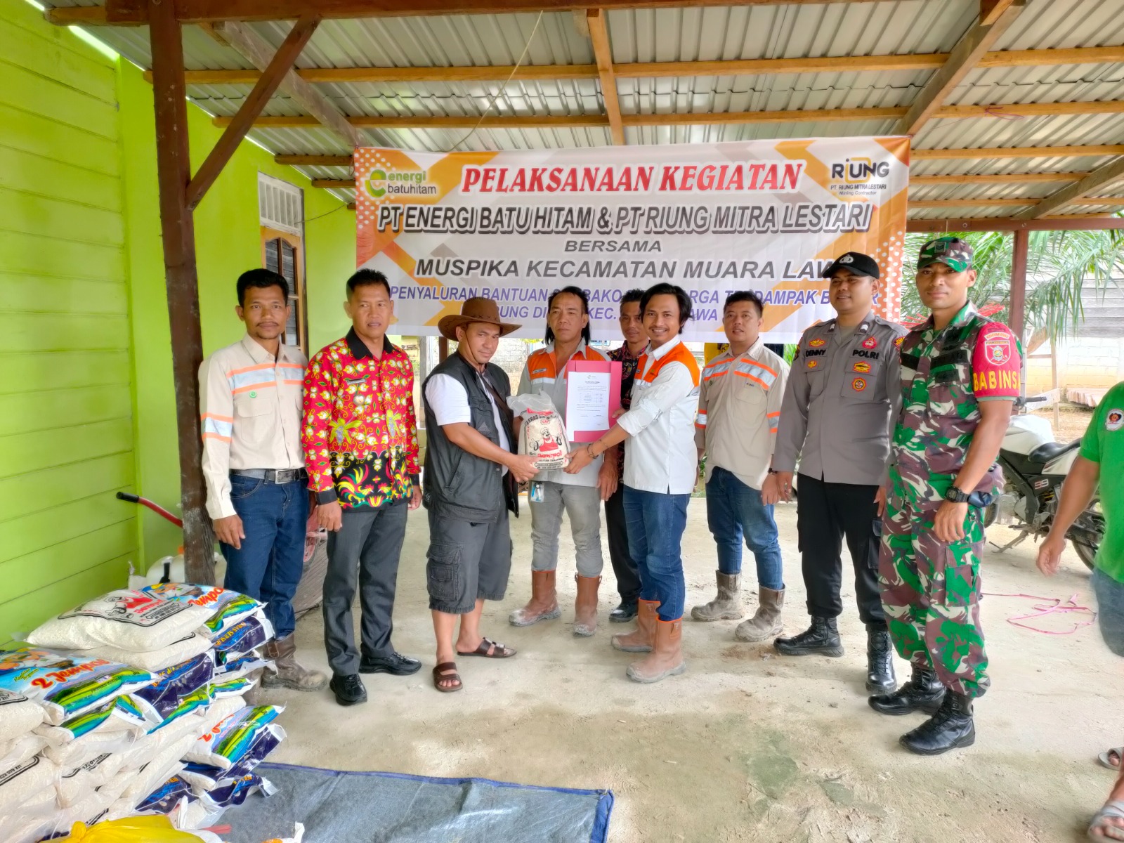 Flood Victim Aid Distribution